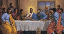 ظهور مسيح "أسود" في "العشاء الأخير" يثير جدلا في بريطانيا ظهور مسيح "أسود" في "العشاء الأخير" يثير جدلا في بريطانيا
