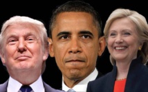 أوباما ينتقد ترامب و هيلاري تؤكد الحاجة لفوز "ساحق" أوباما ينتقد ترامب و هيلاري تؤكد الحاجة لفوز "ساحق"