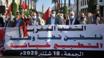 الرباط.. عشرات الرافضين للتطبيع يتضامنون مع فلسطين