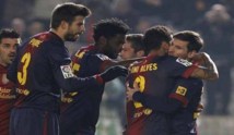 ميسي يقود برشلونة لفوز متوقع وأشبيلية يضع قدما في دور الثمانية بكأس أسبانيا ميسي يقود برشلونة لفوز متوقع وأشبيلية يضع قدما في دور الثمانية بكأس أسبانيا