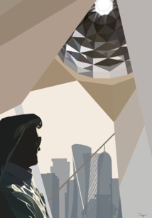 اللوحة الفائزة بالمسابقة للشابة ظبية الخليفي اللوحة الفائزة بالمسابقة للشابة ظبية الخليفي