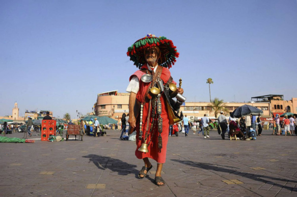 فنانون مغاربة يحيييون التراث الشعبي في ساحة الفنا