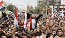 مظاهرات شيعية في كربلاء دعماً للمالكي ورفضاً للطائفية