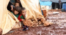 اطفال في مخيمات النازحين - ارشيفية