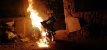 اعتداءات وحرق منازل سوريين في  بلدة بشرّي  اللبنانية