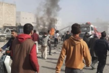    خمسة شهداء بينهم قائد شرطة بزاعة ومدنيين ضحايا تفجير الباب   
