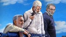 محسن فخري زادة وأبو مهدي المهندس وقاسم سليماني (راديو فردا)