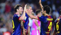 برشلونة يسعى لنسيان عثرة ميلان بالفوز على اشبيلية بالدوري الأسباني برشلونة يسعى لنسيان عثرة ميلان بالفوز على اشبيلية بالدوري الأسباني