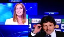 البرازيلي ليوناردو يطلب الزواج من صديقته المذيعة الإيطالية على الهواء مباشرة