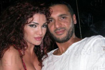 هانيبال القذافي وزوجته الين مطانيوس سكاف هانيبال القذافي وزوجته الين مطانيوس سكاف