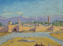 لوحة برج مسجد  الكتبية - كريستي ليمتد
