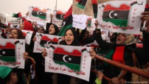 ليبيات يواصلن المطالبة بوطن حر موحد