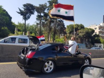 المسيرة المؤيدة شمال بيروت قبل تفريقها - مواقع تواصل المسيرة المؤيدة شمال بيروت قبل تفريقها - مواقع تواصل