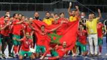  المغرب يتوج بكأس العرب لكرة الصالات بعد فوزه على مصر 