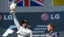 هاميلتون سسائق مرسيدس يحرز لقب سباق فورمولا-1 المجري