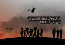 أبرز انتهاكات حقوق الإنسان في سوريا خلال الشهر الماضي أبرز انتهاكات حقوق الإنسان في سوريا خلال الشهر الماضي