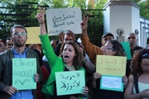 تظاهرة في الرباط تضامنا مع الصحافي المتهم ب"الارهاب"