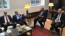 سامح شكري يلتقي فيصل المقداد في نيويورك ويبحث معه سبل إنهاء الأزمة السورية (الخارجية المصرية)