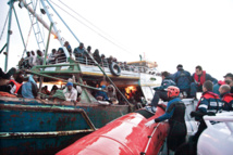 أكثر من مئة قتيل في غرق سفينة مهاجرين في  جزيرة لامبيدوزا الايطالية 