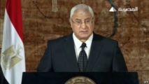 الرئيس المصري الموقت عدلي منصور
