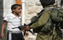 اعتقال الاطفال الفلسطينيين