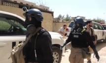 التلفزيون السوري يعرض لقطات لتفكيك المفتشين تجهيزات للأسلحة الكيميائية