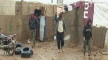 احد تجمعات اللاجئين السوريين في شمال لبنان