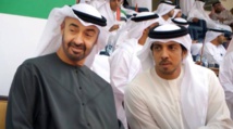 محمد بن زايد وشقيقه منصور  - سوشال ميديا