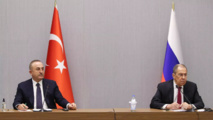 ارشيفية وزيرا الخارجية التركي مولود جاويش اوغلو والروس لافروف ارشيفية وزيرا الخارجية التركي مولود جاويش اوغلو والروس لافروف