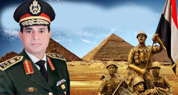 المرشح الرئاسي السيسي جنرال عنيد اكتسب خلال اشهر شعبية كاسحة
