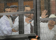 الناشطين السياسيين أحمد ماهر وأحمد دومة ومحمد عادل بالحبس