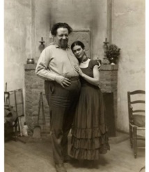 فريدا كاهلو و زوجها دييغو ريفير- فيسبوك فريدا كاهلو و زوجها دييغو ريفير- فيسبوك