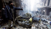 33 قتيلا على الاقل في قصف للطيران السوري على احد احياء حلب