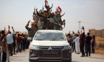 مقاتلون بقوات النظام السوري في مدينة عين عيسى- 2019 (سانا) مقاتلون بقوات النظام السوري في مدينة عين عيسى- 2019 (سانا)