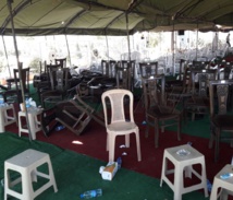 مكان الاحتفال المسنهدف في محردة - مواقع تواصل مكان الاحتفال المسنهدف في محردة - مواقع تواصل