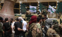 مقاتلون من "هيئة تحرير الشام"– 16 من أيار 2020 (عنب بلدي/ يوسف غريبي) مقاتلون من "هيئة تحرير الشام"– 16 من أيار 2020 (عنب بلدي/ يوسف غريبي)