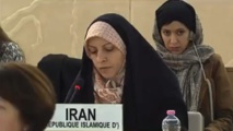 خديجة كريمي ممثلة ايران في مجلس حقوق الانسان - الامم المتحدة