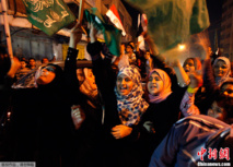 افراح وزغاريد في غزة احتفالا باتفاق وقف اطلاق النار