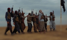 مقاتلون من تنظيم "الدولة" خلال "بيعتهم" لزعيمهم الجديد- 1 من كانون الأول 2022 (أعماق) مقاتلون من تنظيم "الدولة" خلال "بيعتهم" لزعيمهم الجديد- 1 من كانون الأول 2022 (أعماق)