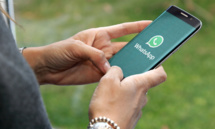 تطبيق "واتساب" على جهاز أحد المستخدمين- كانون الثاني 2021 (ديلي صباح) تطبيق "واتساب" على جهاز أحد المستخدمين- كانون الثاني 2021 (ديلي صباح)