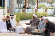 جلسة غير رسمية لقادة ست دول عربية - تويتر جلسة غير رسمية لقادة ست دول عربية - تويتر