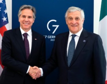 وزيرا خارجية الولايات المتحدة وايطاليا - اكي وزيرا خارجية الولايات المتحدة وايطاليا - اكي