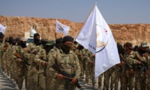 مقاتلون في "حركة أحرار الشام- القاطع الشرقي" بريف حلب- آب 2022 (مراسل أحرار الشام/ تلجرام) مقاتلون في "حركة أحرار الشام- القاطع الشرقي" بريف حلب- آب 2022 (مراسل أحرار الشام/ تلجرام)