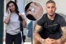 كايل ووكر وزوجته ايام الوئام - فيسبوك كايل ووكر وزوجته ايام الوئام - فيسبوك