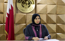 لولوة بنت راشد بن محمد الخاطر، وزيرة دولة للتعاون الدولي بوزارة الخارجية- قنا