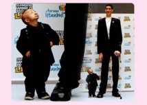 لقاء اقصر واطول رجلين في العالم لقاء اقصر واطول رجلين في العالم