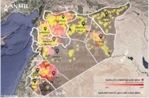 توثيق انتشار الألغام الأرضية ضمن مساحات واسعة في سوريا مما يهدد حياة الملايين
