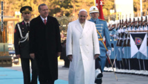 اردوغان يكشف قصره الفخم لأول مرة اثناء الزيارة البابوية اردوغان يكشف قصره الفخم لأول مرة اثناء الزيارة البابوية