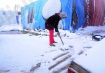 شتاء لبنان القارس يقض مضاجع وخيام اللاجئين السوريين شتاء لبنان القارس يقض مضاجع وخيام اللاجئين السوريين