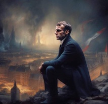 صورة لماكرون الرئيس الفرنسي متداولة بكثافة في مواقع التواصل صورة لماكرون الرئيس الفرنسي متداولة بكثافة في مواقع التواصل